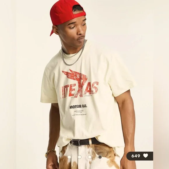 Jaded London | Shirts | New Jaded London Texas Motor Oil Tee